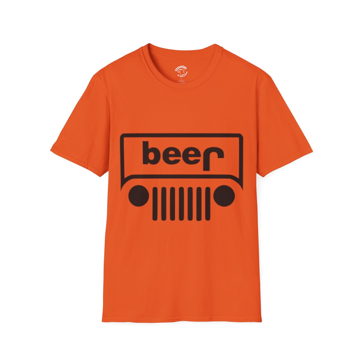 Beer Jeep T-Shirt — Funny Off-Road Beer Logo Tee