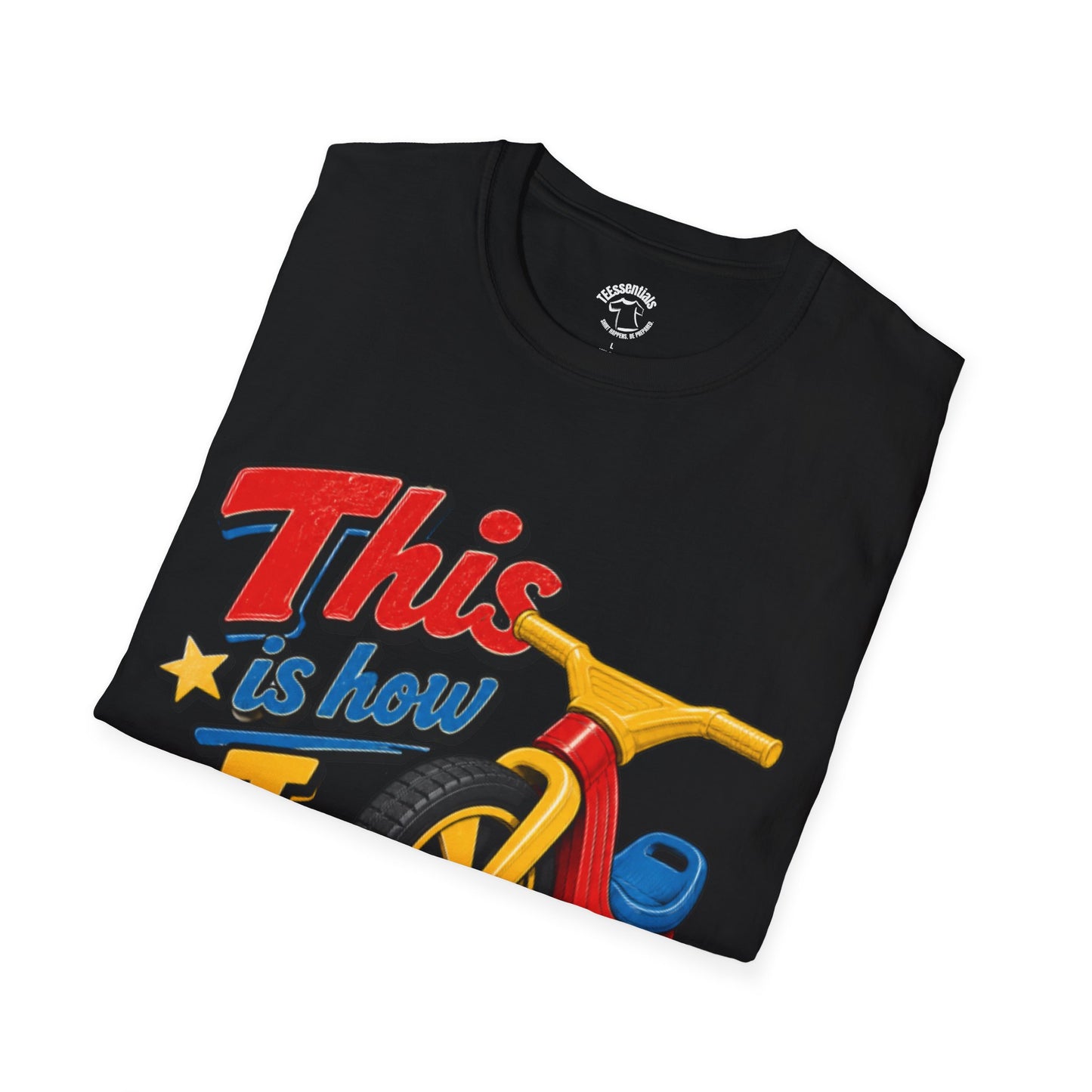 This Is How I Rolled T-Shirt – Retro Big Wheel Graphic Tee