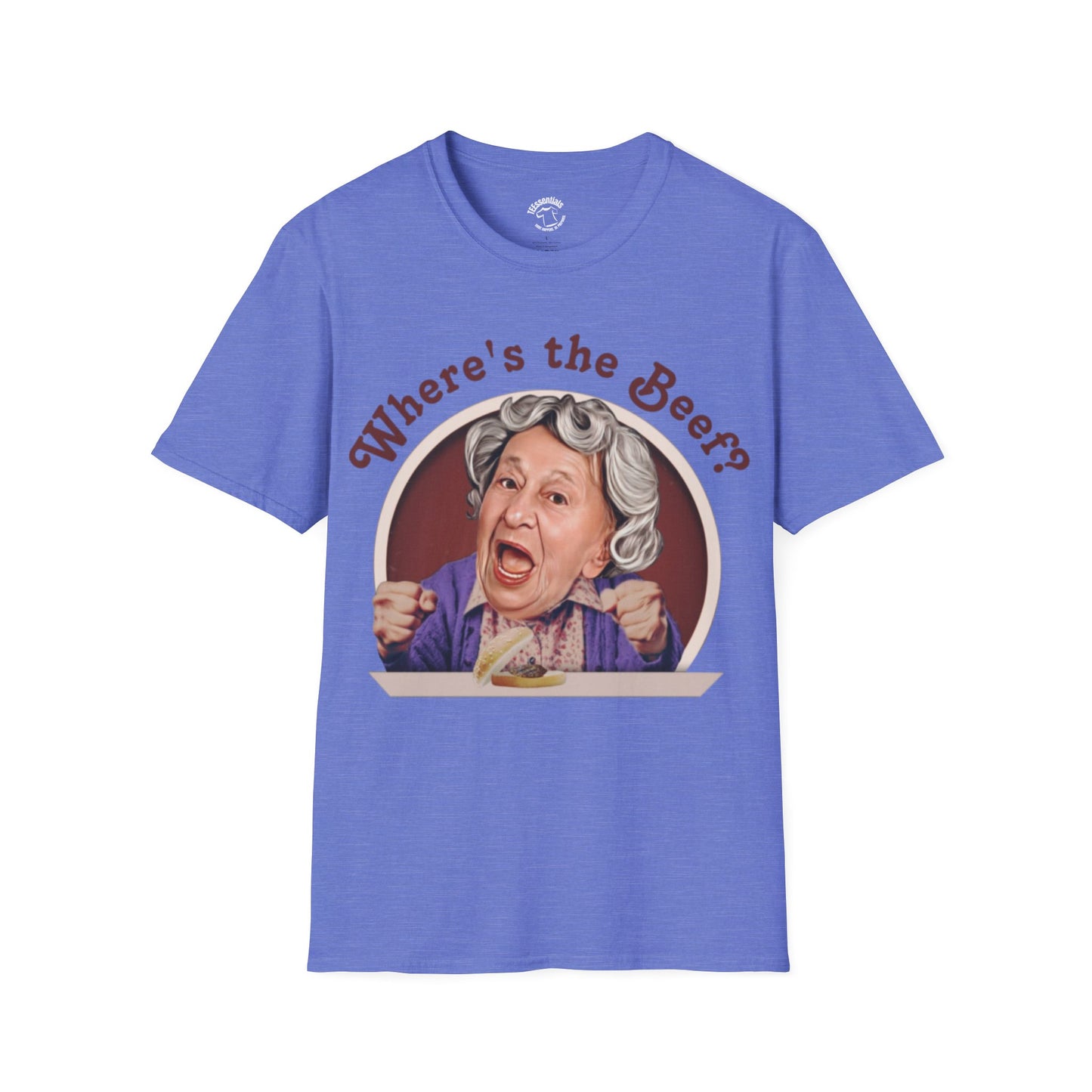 T-Shirt — "Where's the Beef?" Funny Retro Grandma Graphic Tee