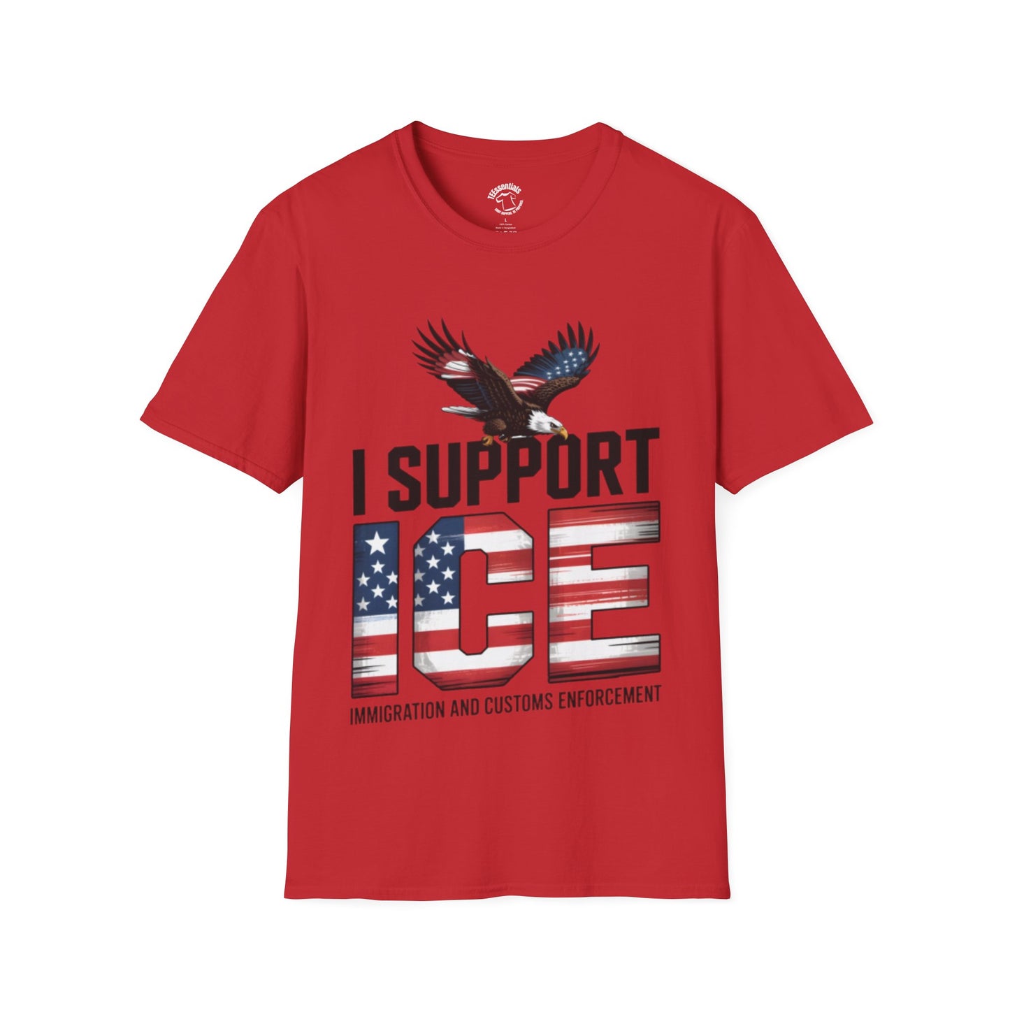 I Support ICE T-Shirt – Patriotic Immigration & Customs Enforcement Tee