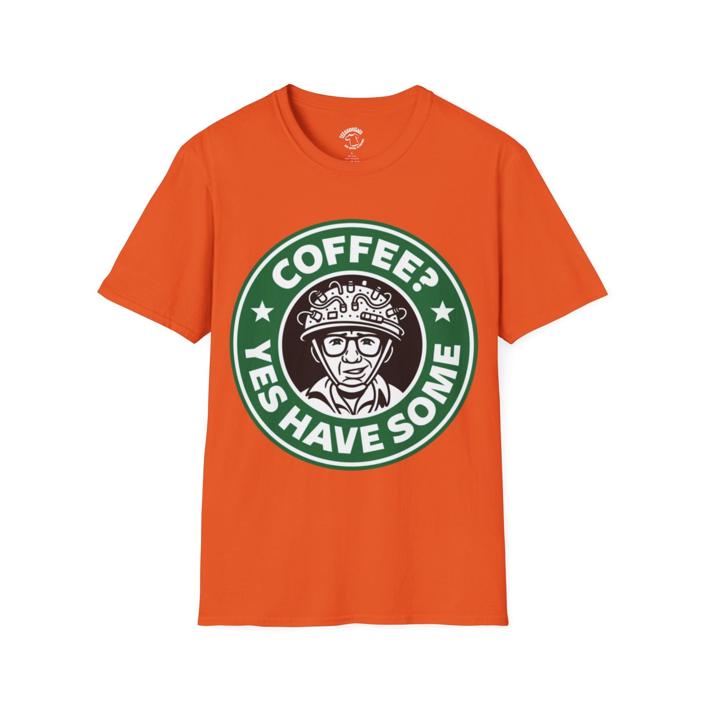 Coffee Yes Have Some T-Shirt — Funny Coffee Ghostbuster Logo Tee
