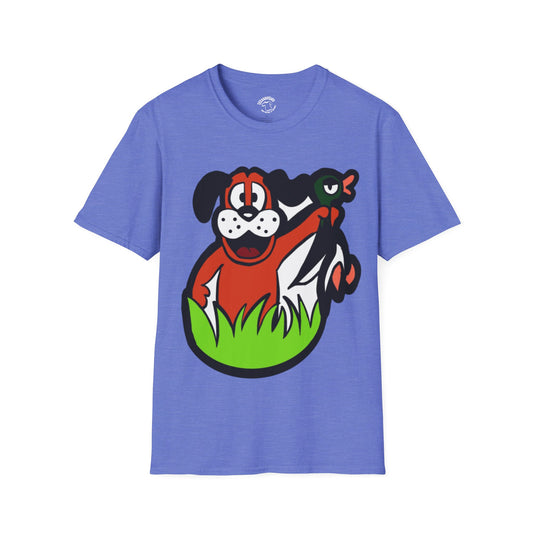 Dog & Duck Graphic T-Shirt — Duck Hunt Design