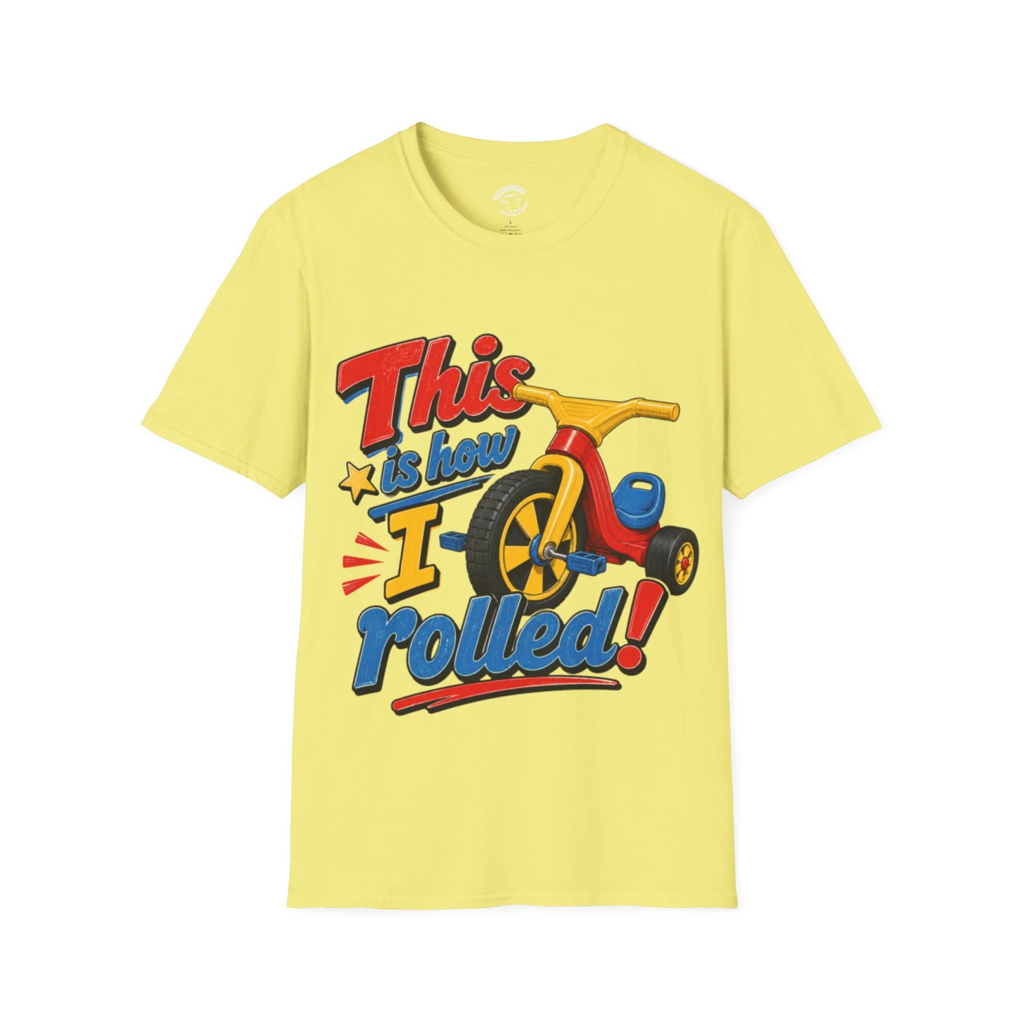 This Is How I Rolled T-Shirt – Retro Big Wheel Graphic Tee