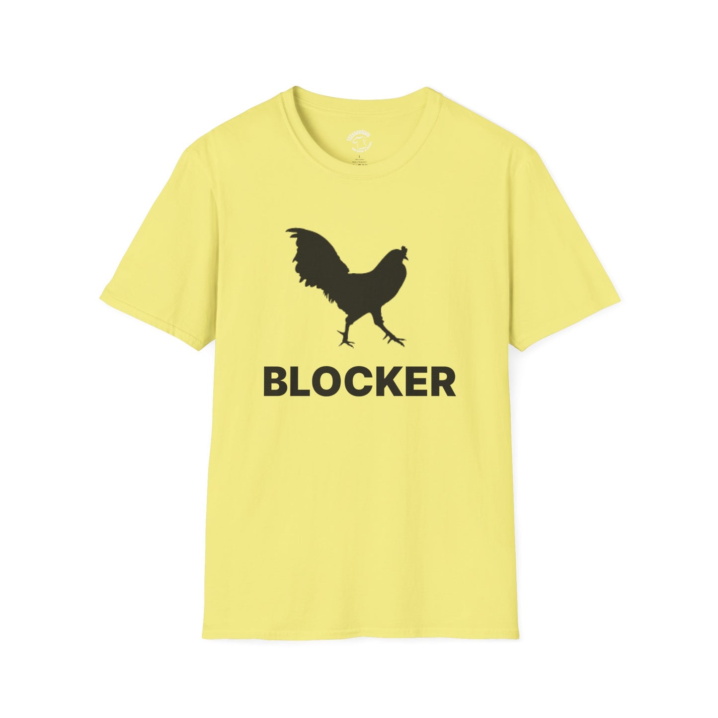 Cock 'BLOCKER' T-Shirt — Funny Farm & Gardener Shirt ;)