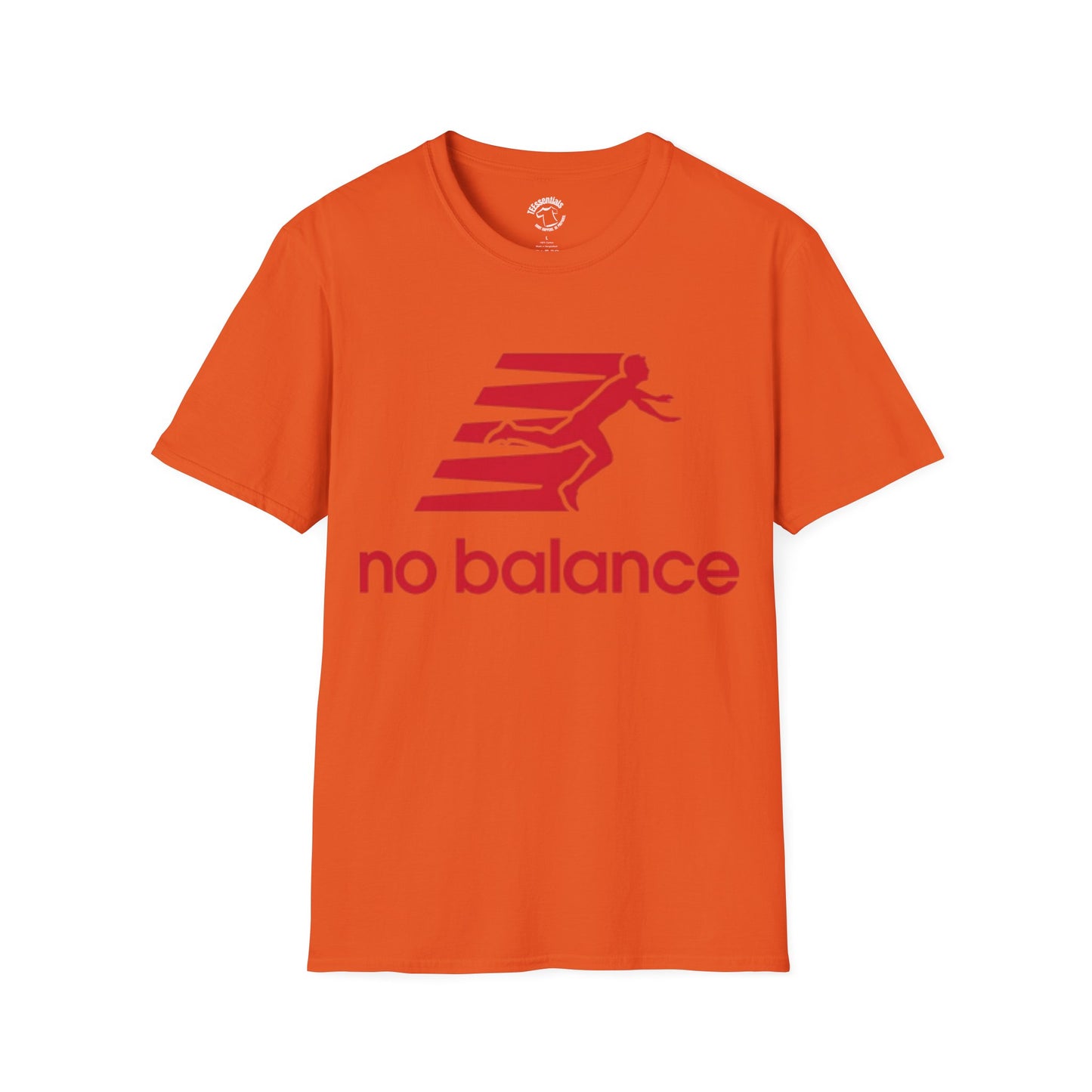 No Balance Graphic Tee — Funny Running/Clumsy Athlete Shirt