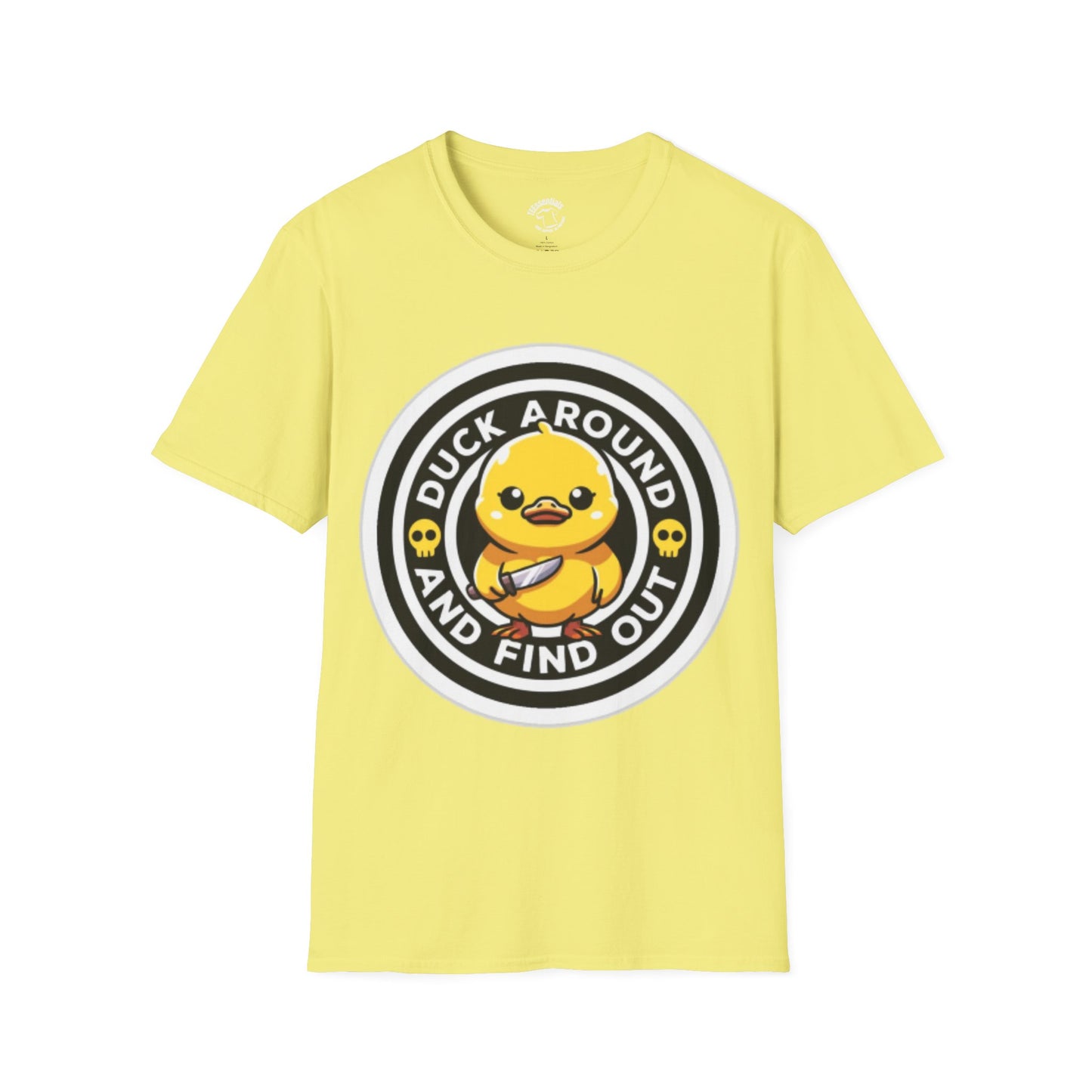 Duck Around and Find Out T-Shirt — Cute Angry Rubber Duck Jeep Graphic Tee