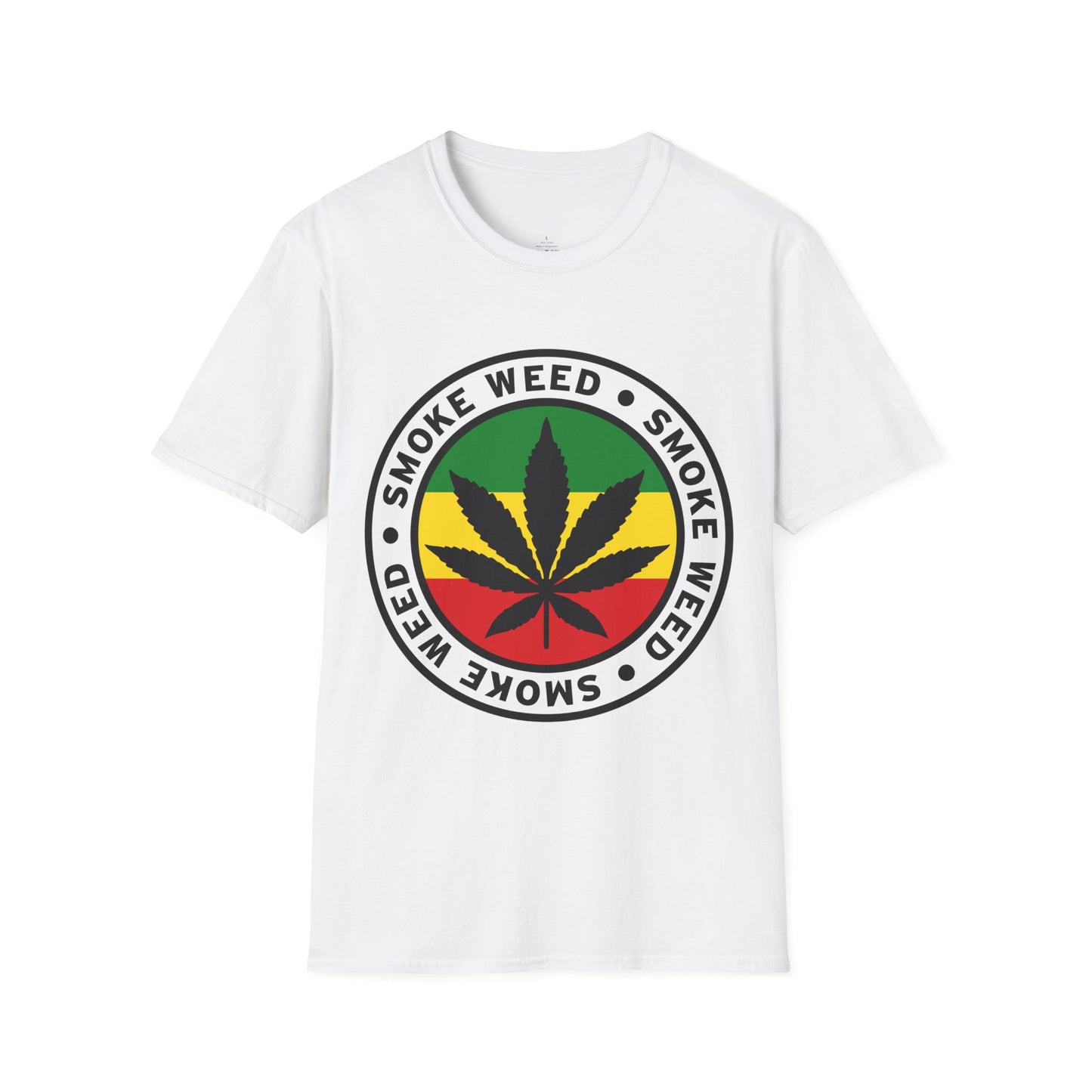 Leaf 'Smoke Weed' Graphic T-Shirt – Cannabis Festival Tee