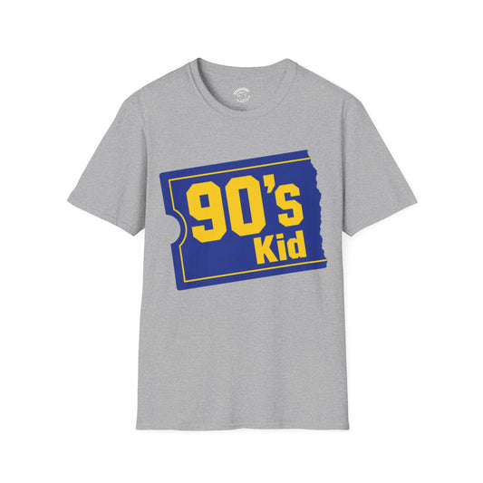 90's Kid T-Shirt – Retro Ticket Graphic Tee for Nostalgia Lovers