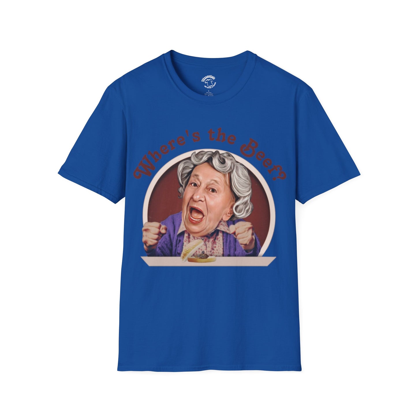 T-Shirt — "Where's the Beef?" Funny Retro Grandma Graphic Tee