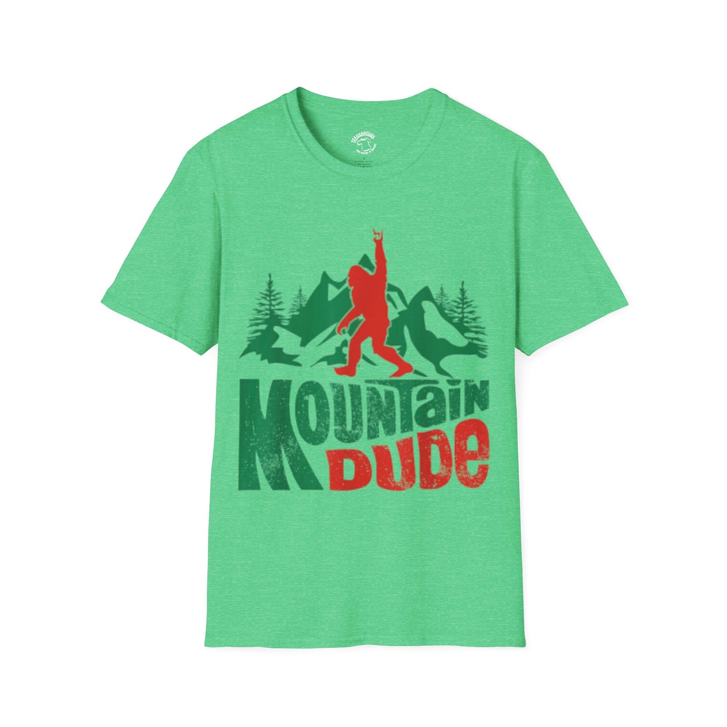 Mountain Dude T-Shirt – Retro Bigfoot Hiking Graphic Tee