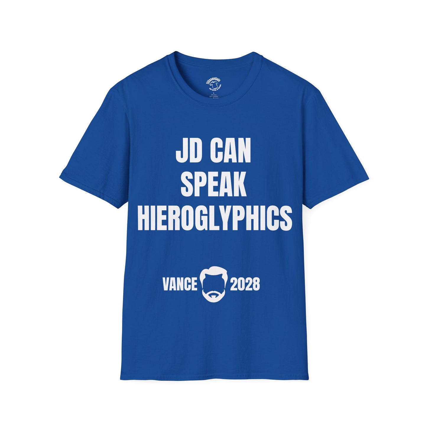 T-Shirt — 'JD Can Speak Hieroglyphics' Vance 2028