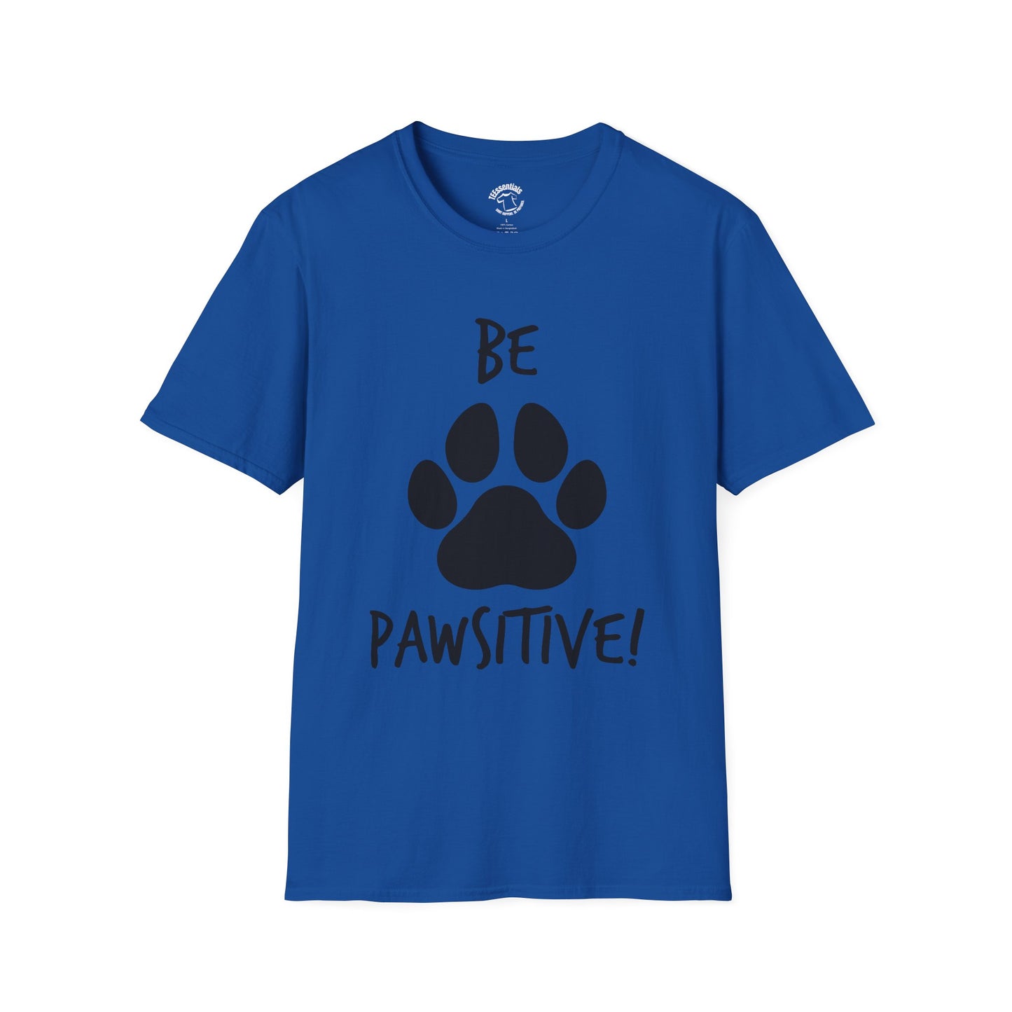 Be Pawsitive Paw Print T-Shirt