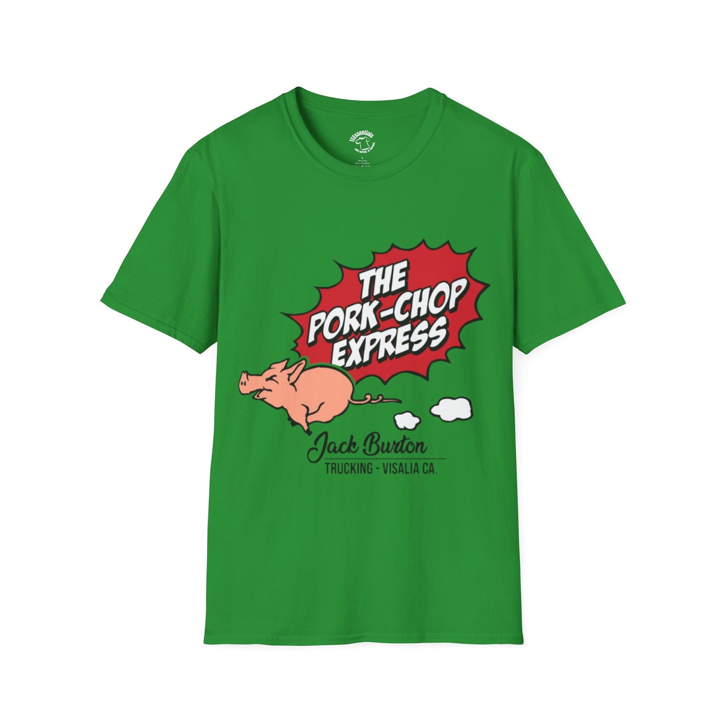 Pork-Chop Express T-Shirt — Retro Trucking Pig Graphic Tee