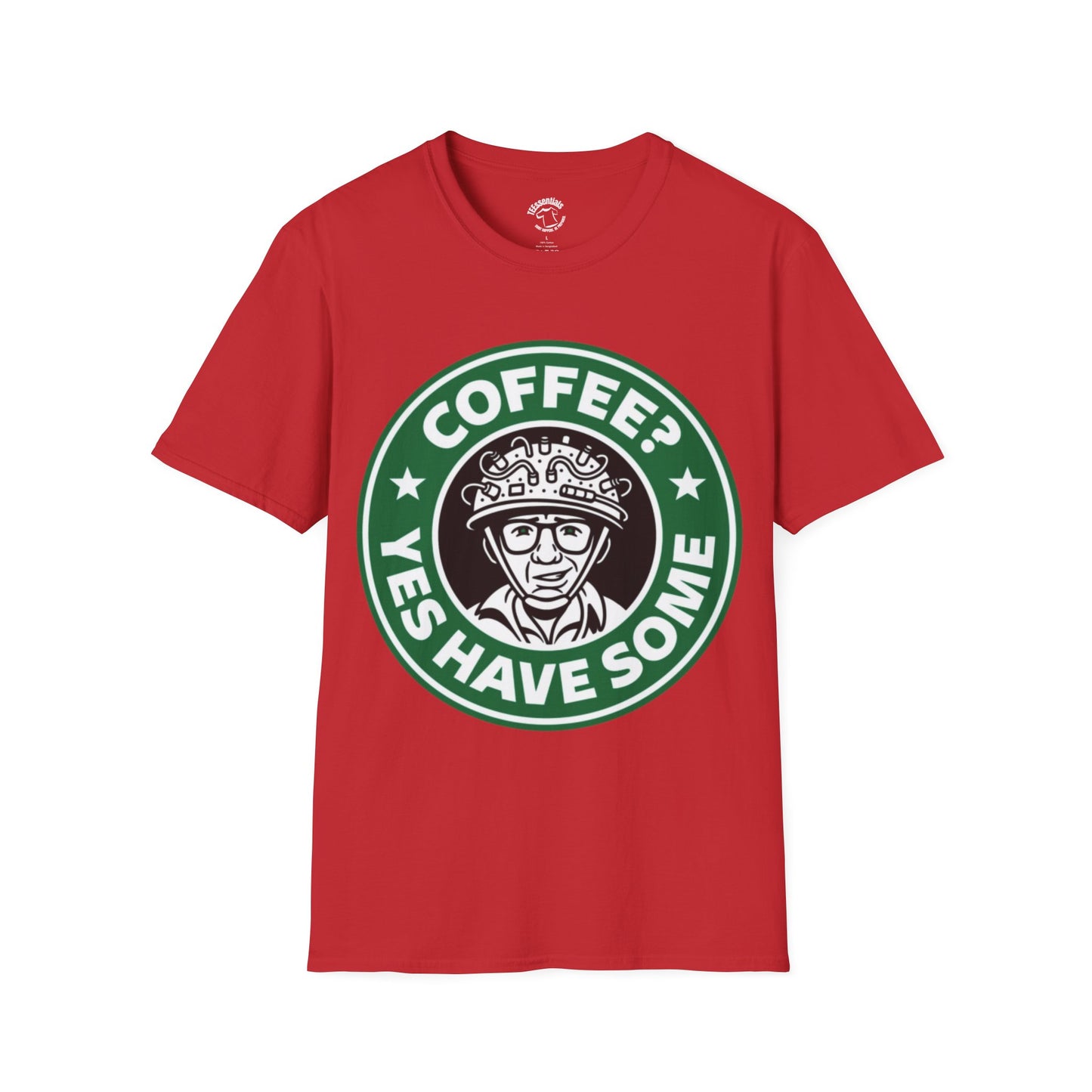 Coffee Yes Have Some T-Shirt — Funny Coffee Ghostbuster Logo Tee