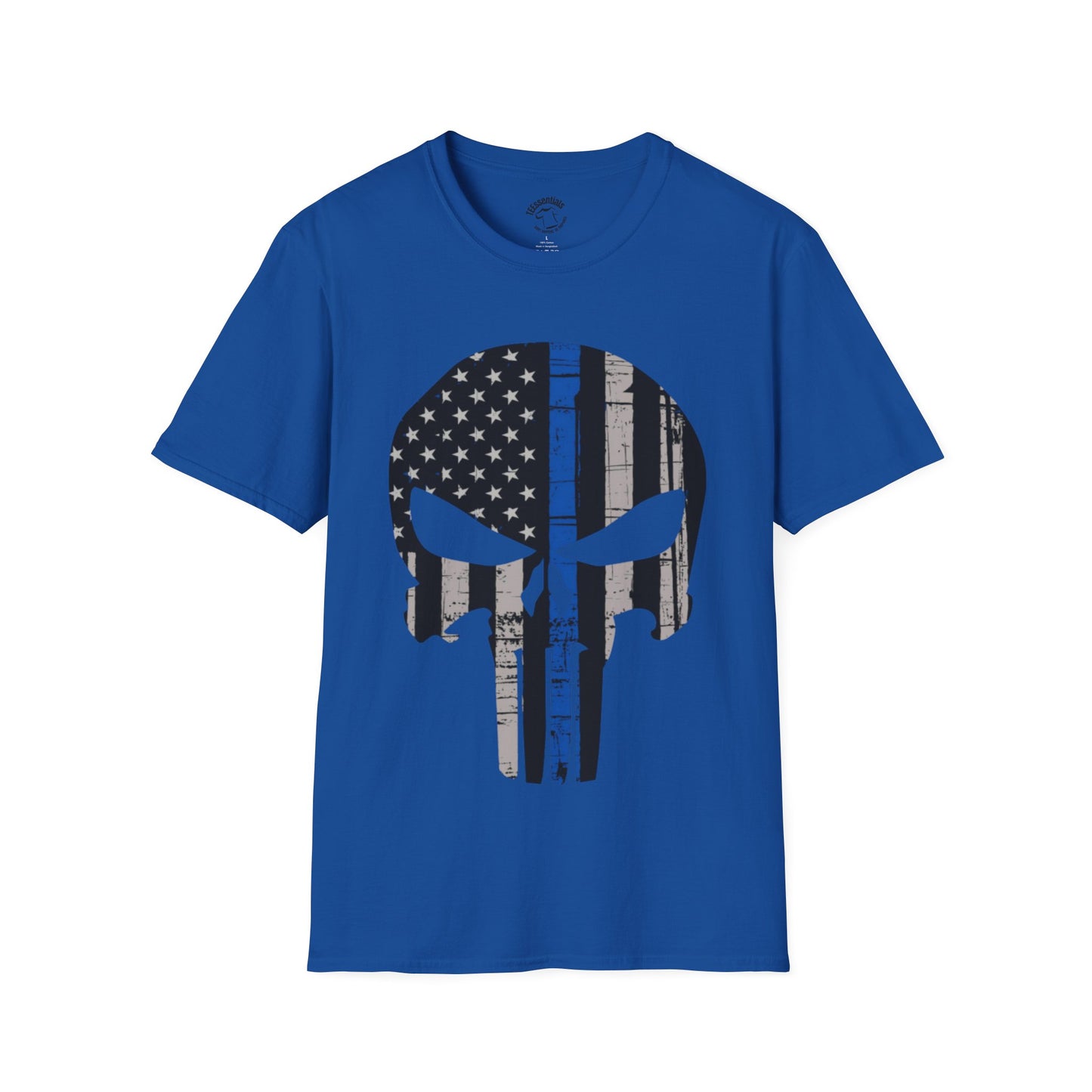 Punisher Skull Thin Blue Line T-Shirt