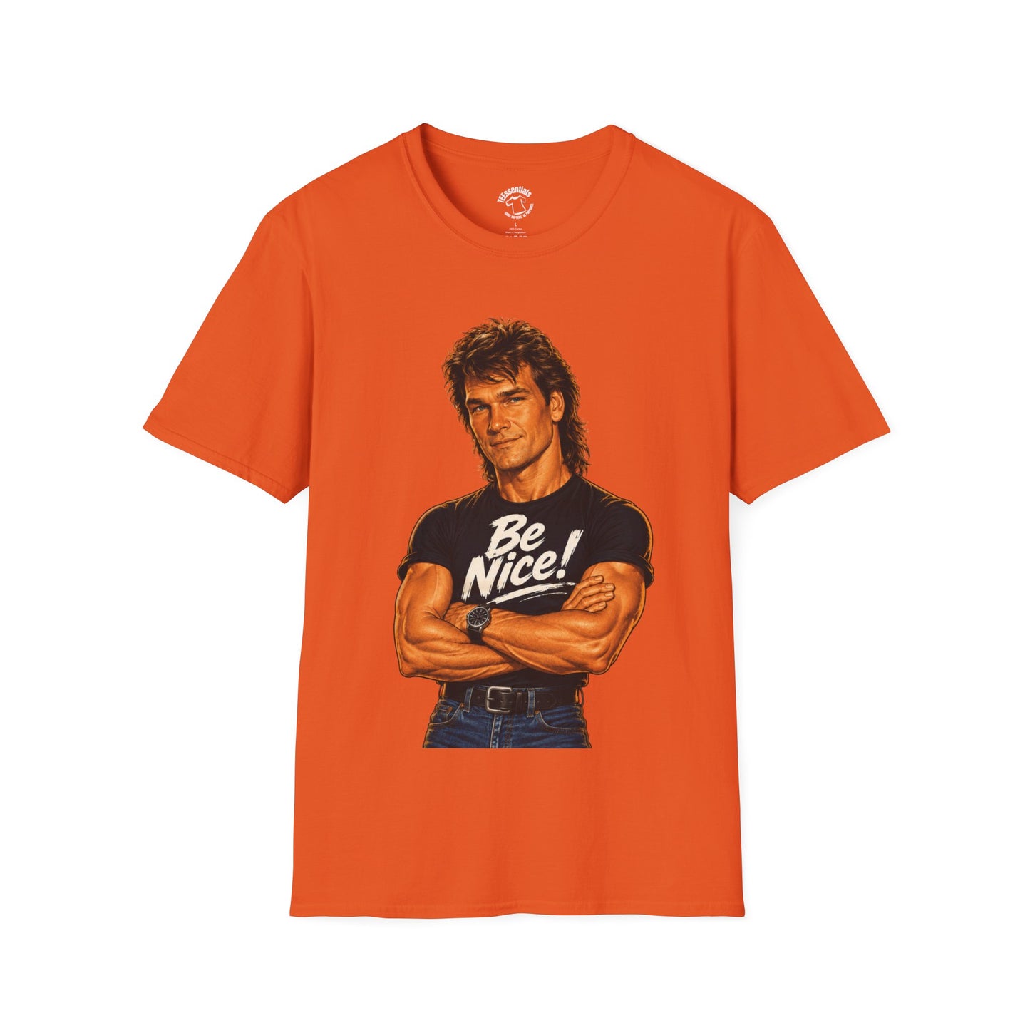 T-Shirt — Retro 'Be Nice!' Roadhouse Dalton Graphic Tee