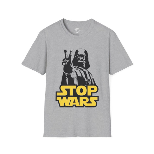 Stop Wars T-Shirt – Darth Vader Peace Sign Graphic Tee