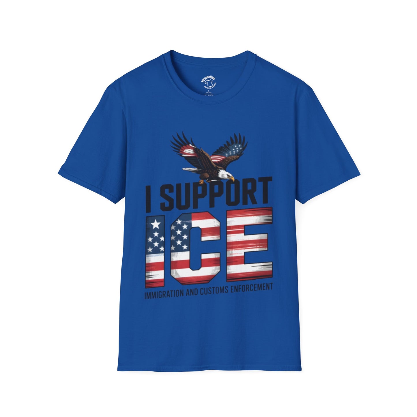 I Support ICE T-Shirt – Patriotic Immigration & Customs Enforcement Tee
