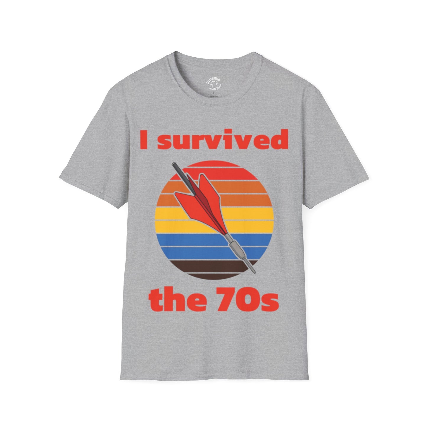 I Survived the 70s Retro T-Shirt — Vintage Sunset Graphic Tee