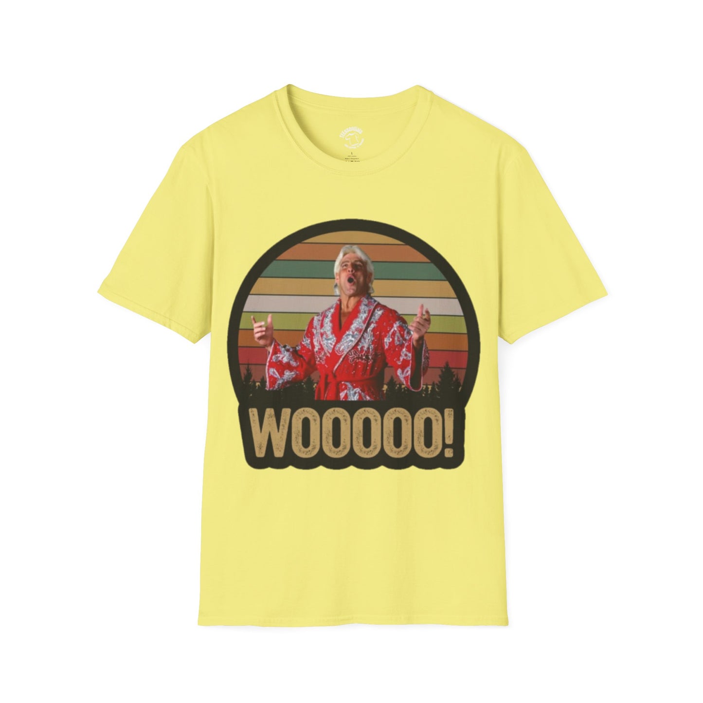 WOOOOO! Retro Wrestling Graphic T-Shirt