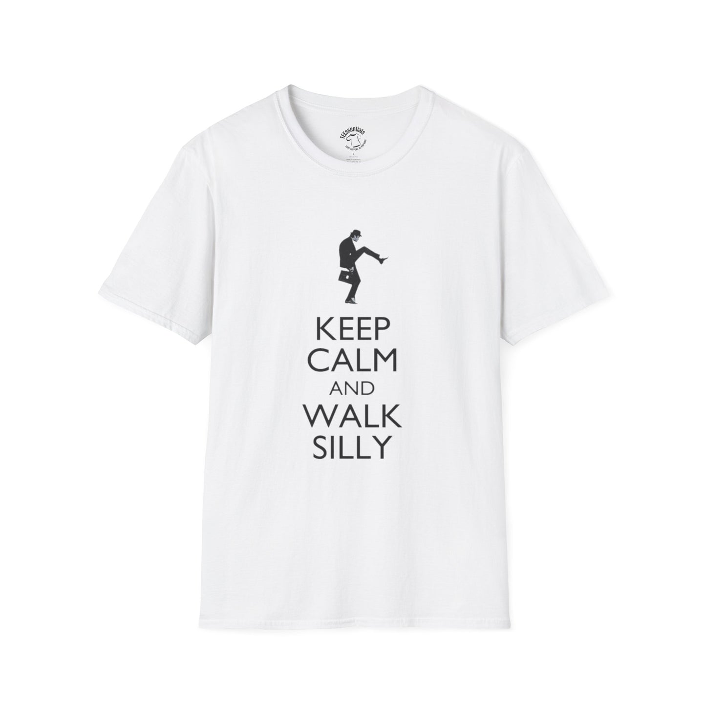 Keep Calm and Walk Silly T-Shirt — Funny Python Tee