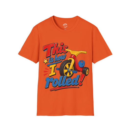 This Is How I Rolled T-Shirt – Retro Big Wheel Graphic Tee