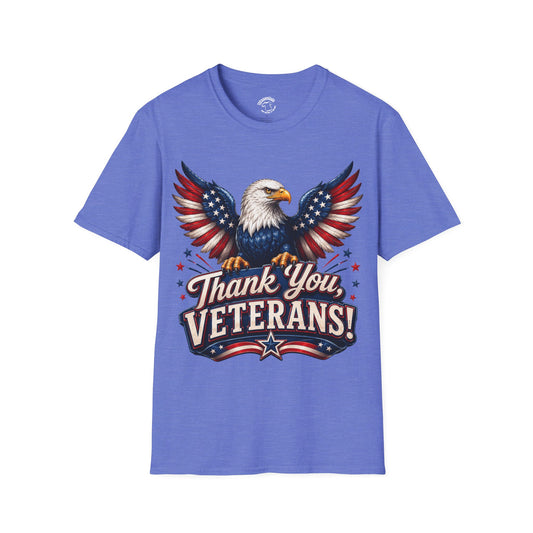 Thank You Veterans T-Shirt — Patriotic Eagle Tribute Tee