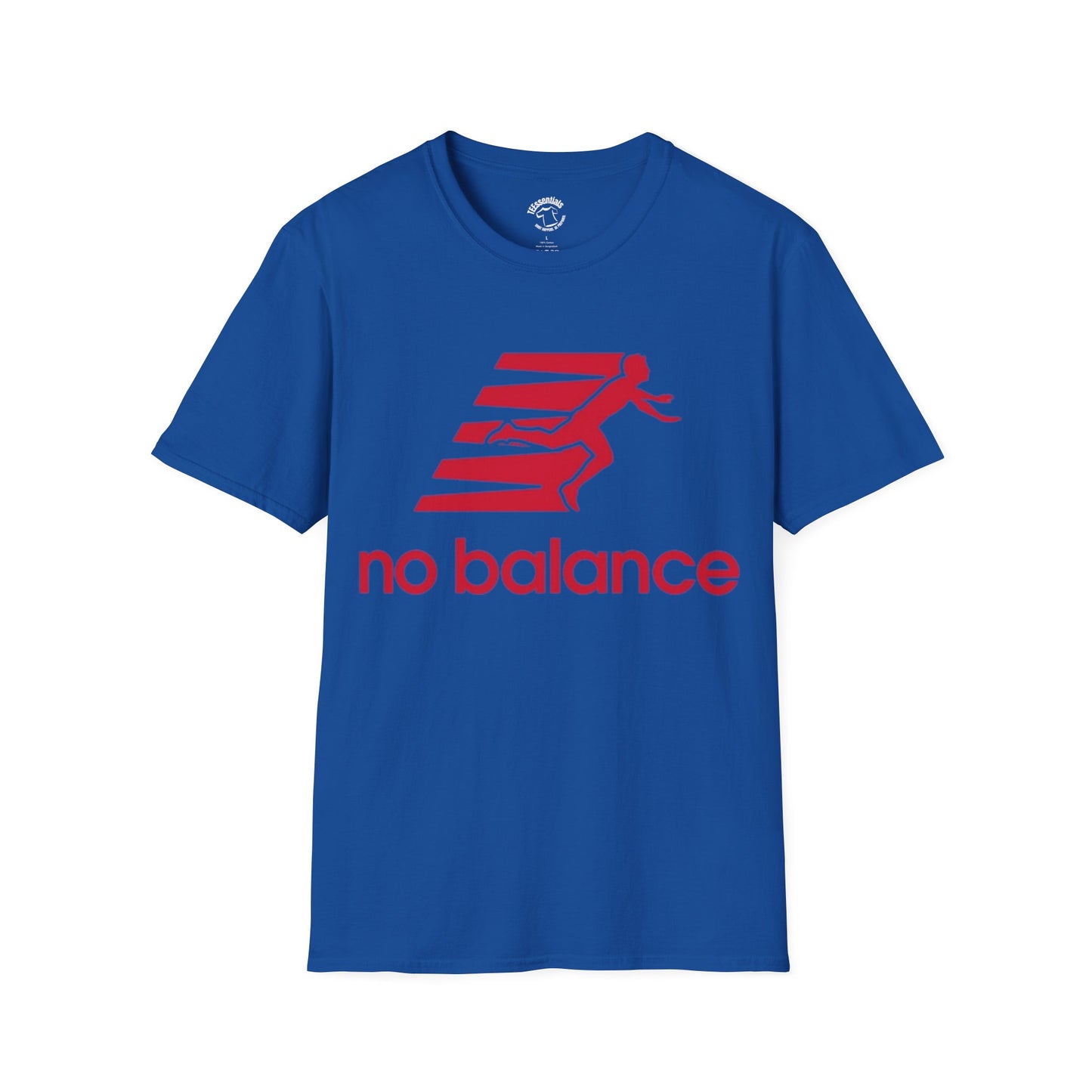 No Balance Graphic Tee — Funny Running/Clumsy Athlete Shirt