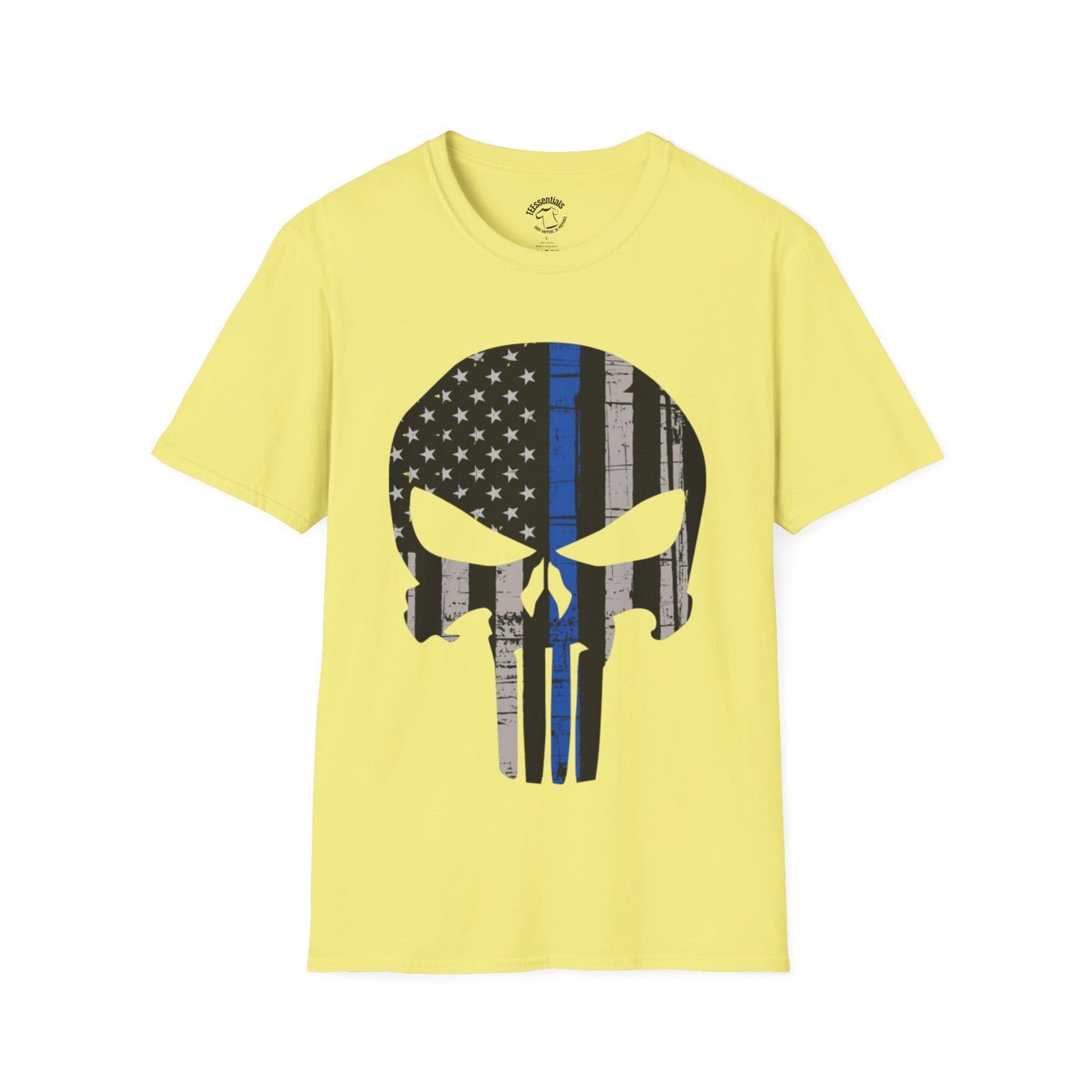 Punisher Skull Thin Blue Line T-Shirt