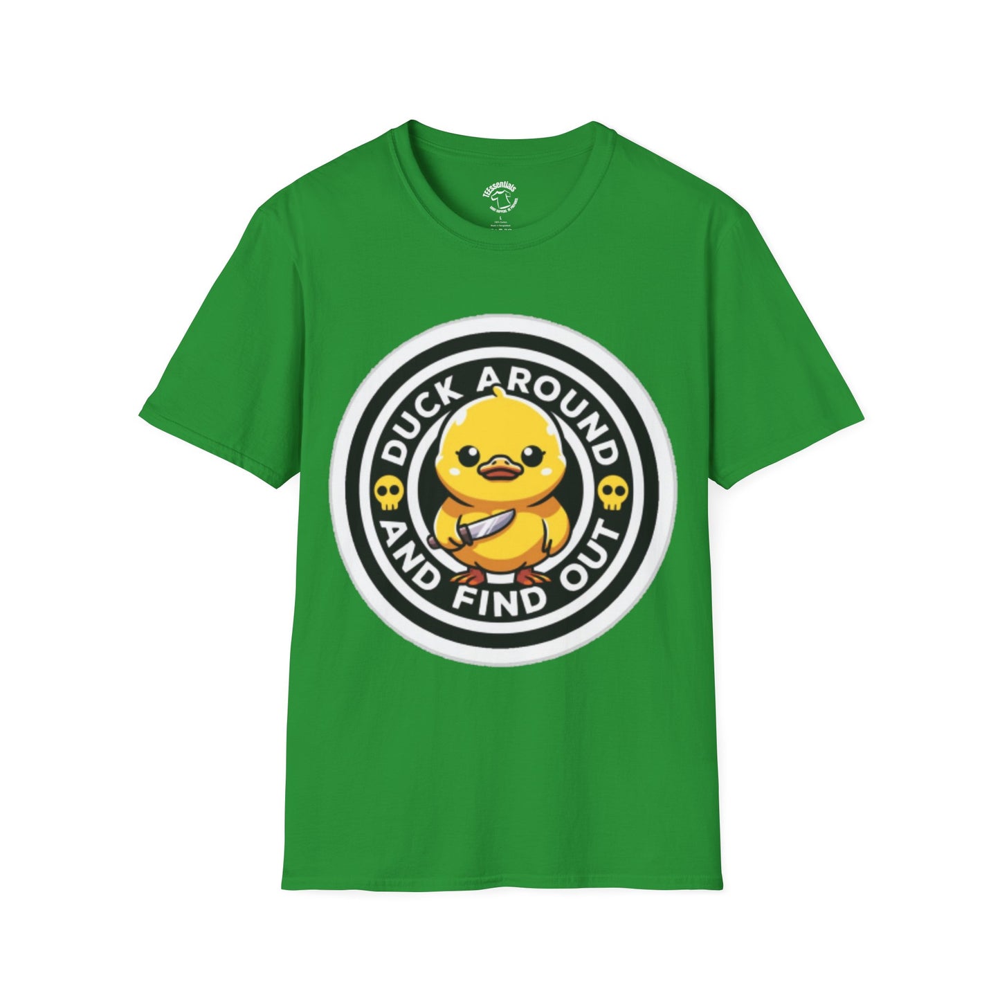 Duck Around and Find Out T-Shirt — Cute Angry Rubber Duck Jeep Graphic Tee