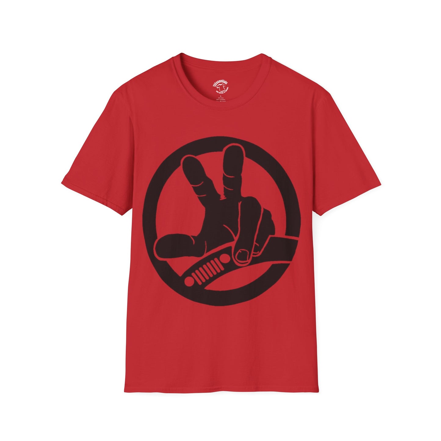 Jeep Wave Graphic T-Shirt — Unisex Softstyle Tee