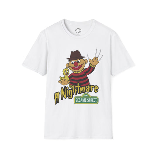 A Nightmare On Sesame Street T-Shirt — Freddy-Style Kids' Horror Tee