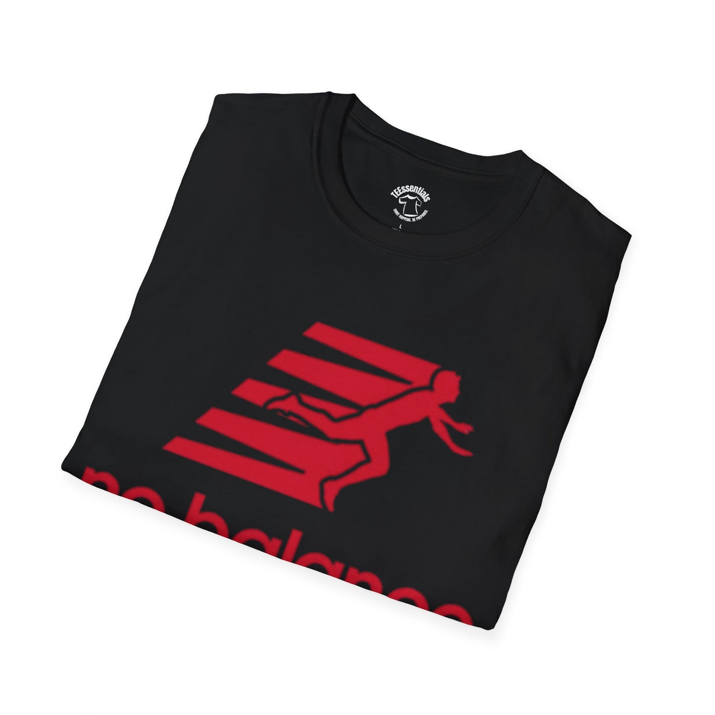 No Balance Graphic Tee — Funny Running/Clumsy Athlete Shirt