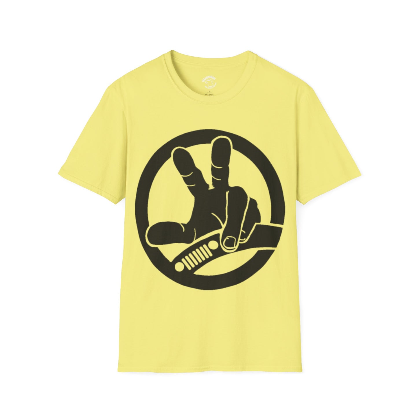 Jeep Wave Graphic T-Shirt — Unisex Softstyle Tee
