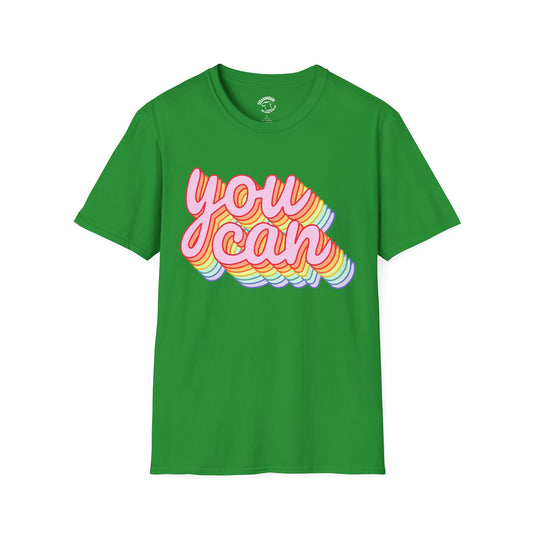 You Can Retro Rainbow T-Shirt