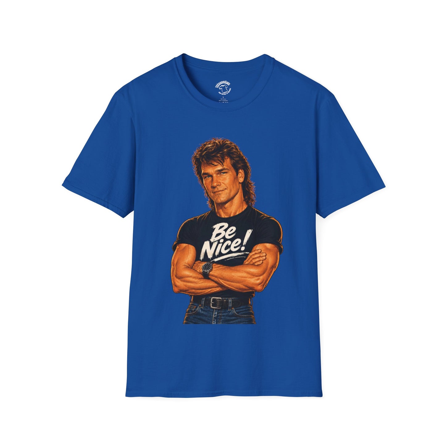 T-Shirt — Retro 'Be Nice!' Roadhouse Dalton Graphic Tee