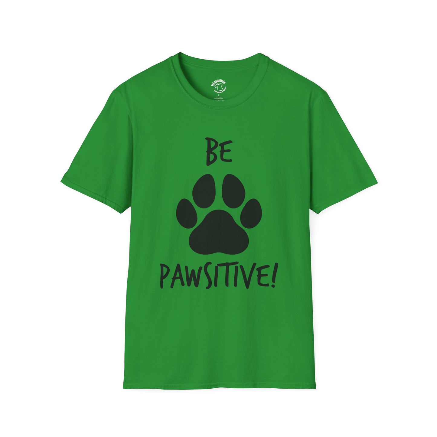 Be Pawsitive Paw Print T-Shirt
