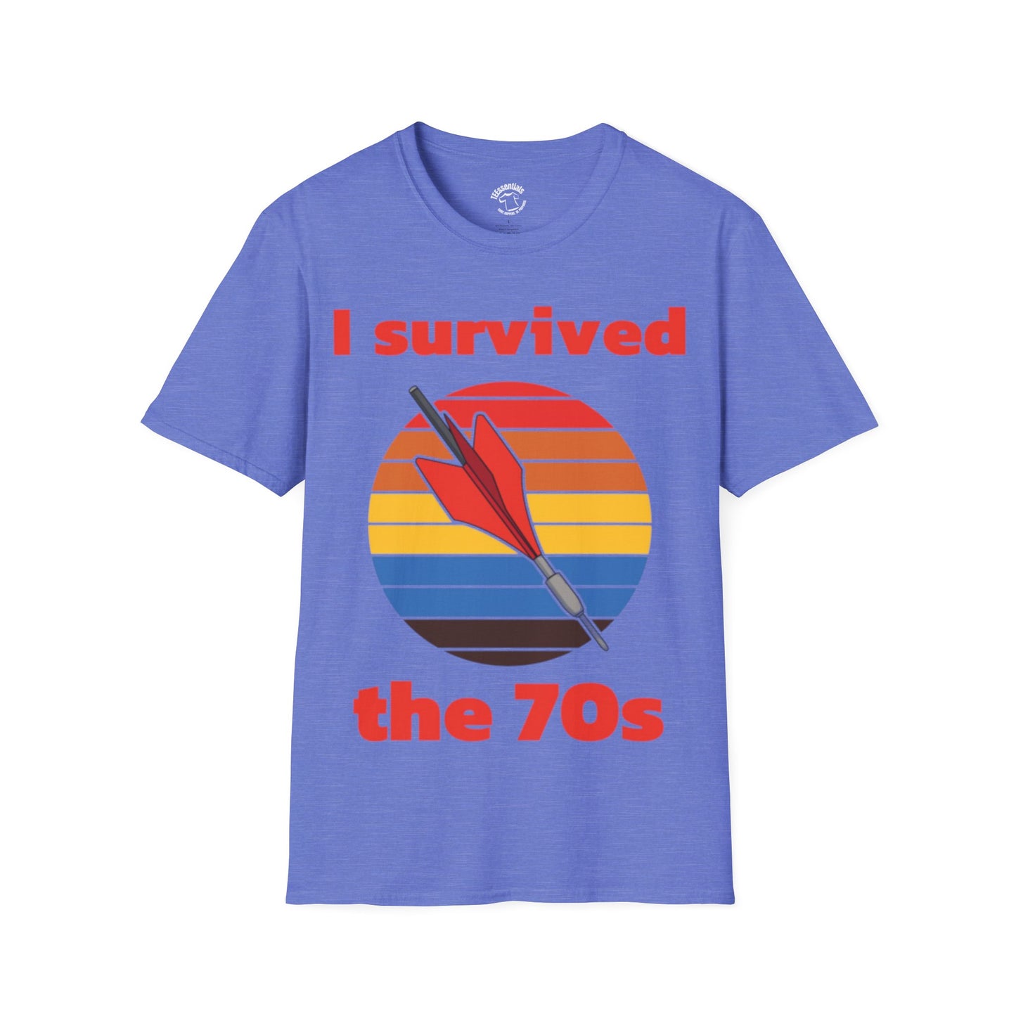 I Survived the 70s Retro T-Shirt — Vintage Sunset Graphic Tee