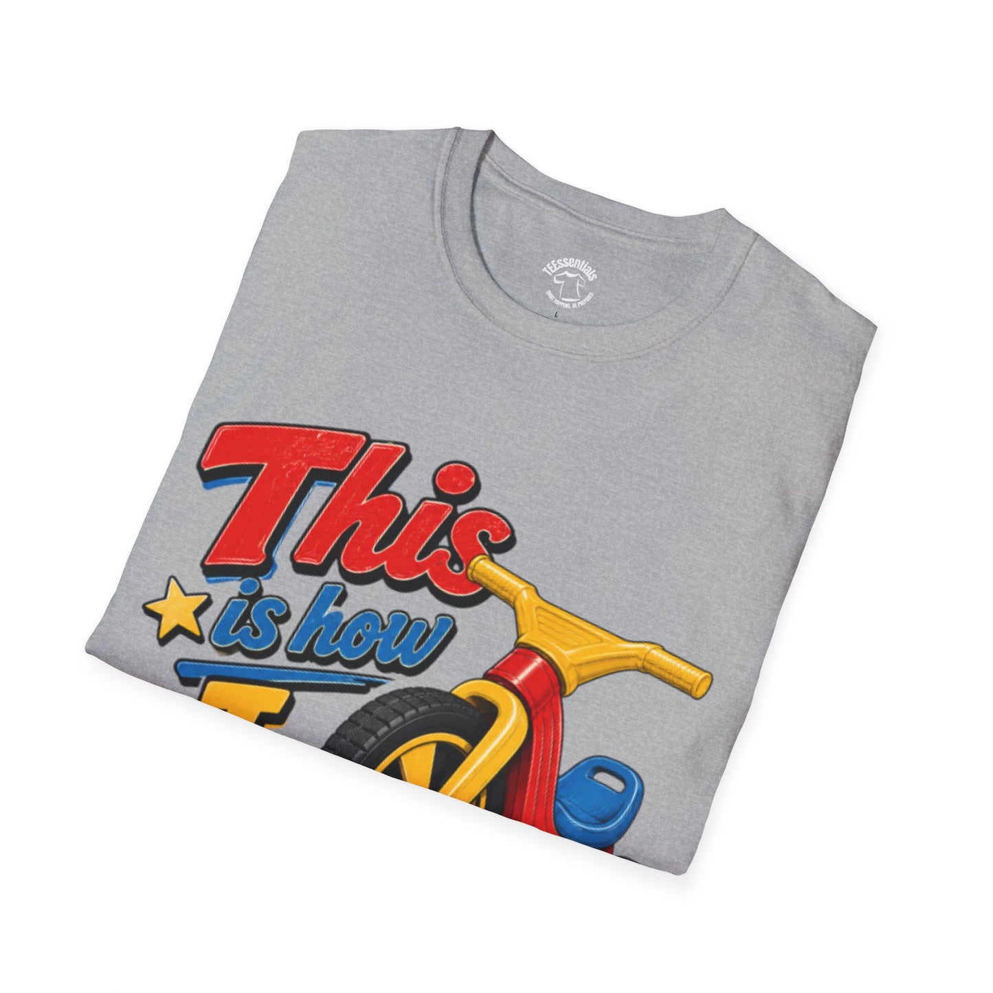 This Is How I Rolled T-Shirt – Retro Big Wheel Graphic Tee