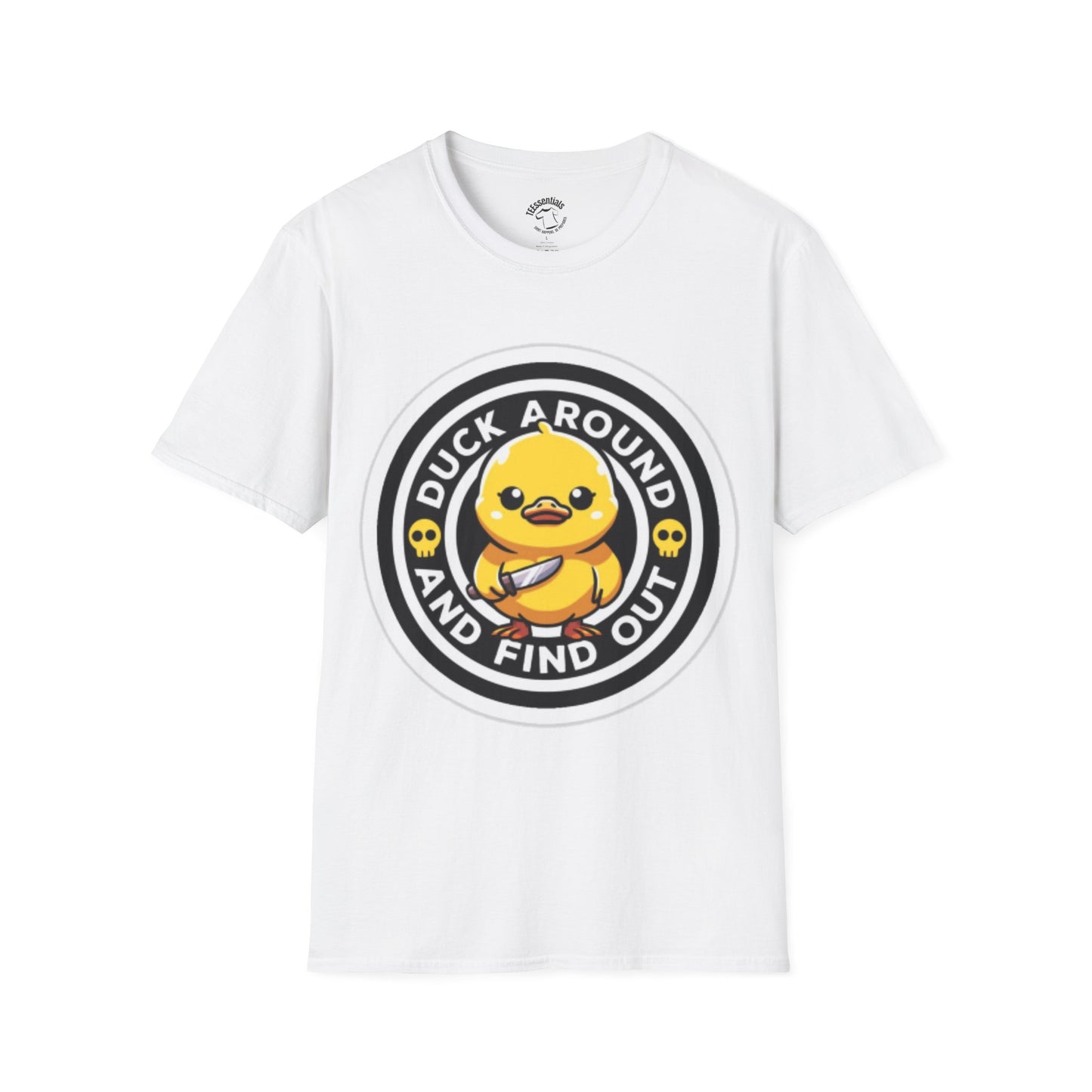 Duck Around and Find Out T-Shirt — Cute Angry Rubber Duck Jeep Graphic Tee