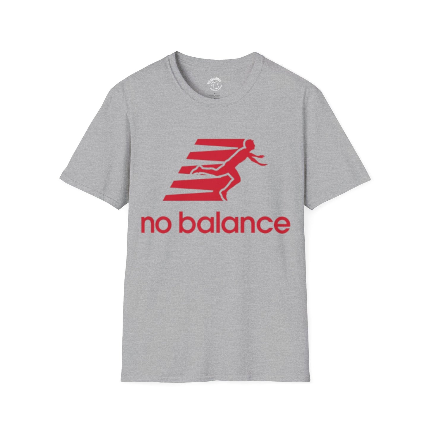 No Balance Graphic Tee — Funny Running/Clumsy Athlete Shirt