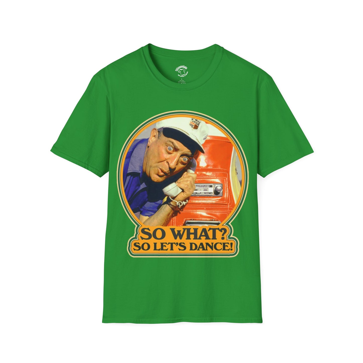 T-Shirt — Retro Caddyshack 'So What? So Let's Dance!' Vintage Rodney Dangerfield