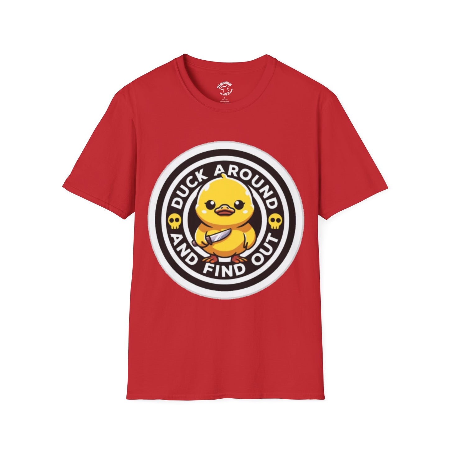 Duck Around and Find Out T-Shirt — Cute Angry Rubber Duck Jeep Graphic Tee