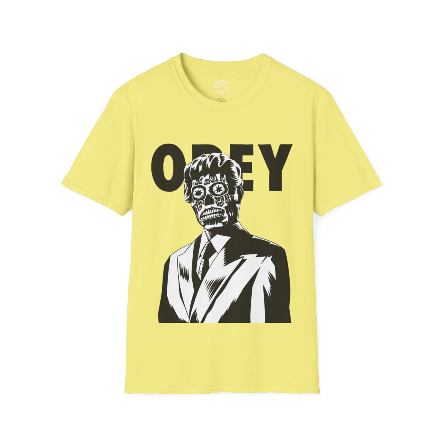Obey Face Graphic T-Shirt — Retro Sci‑Fi Streetwear