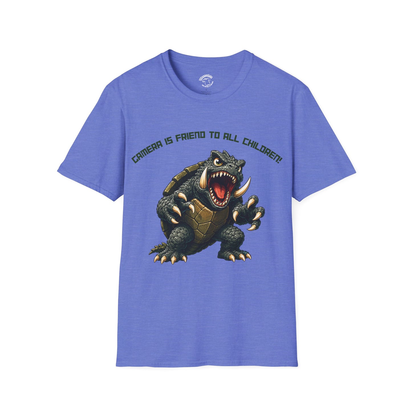 T-Shirt — 'Gamera Is Friend To All Children' Retro Monster Turtle Graphic Tee