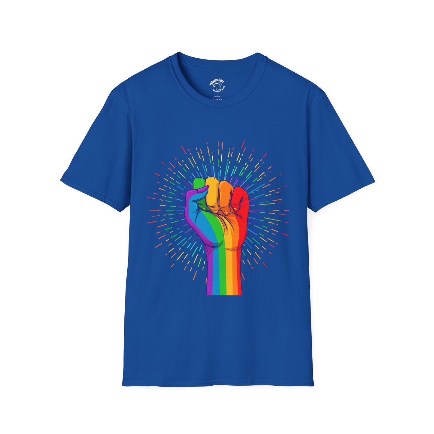 Rainbow Pride Fist T-Shirt — LGBTQ+ Equality Tee
