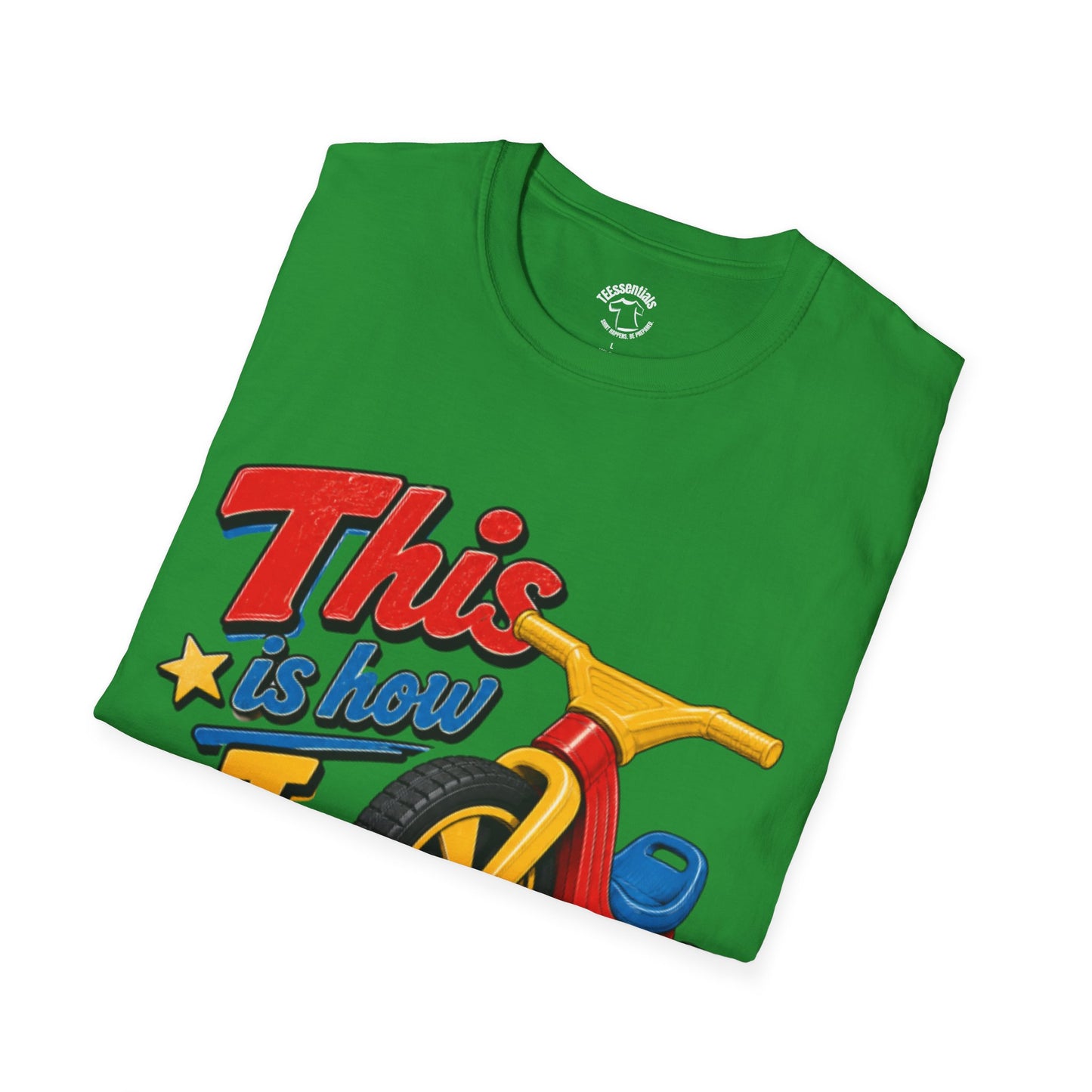 This Is How I Rolled T-Shirt – Retro Big Wheel Graphic Tee