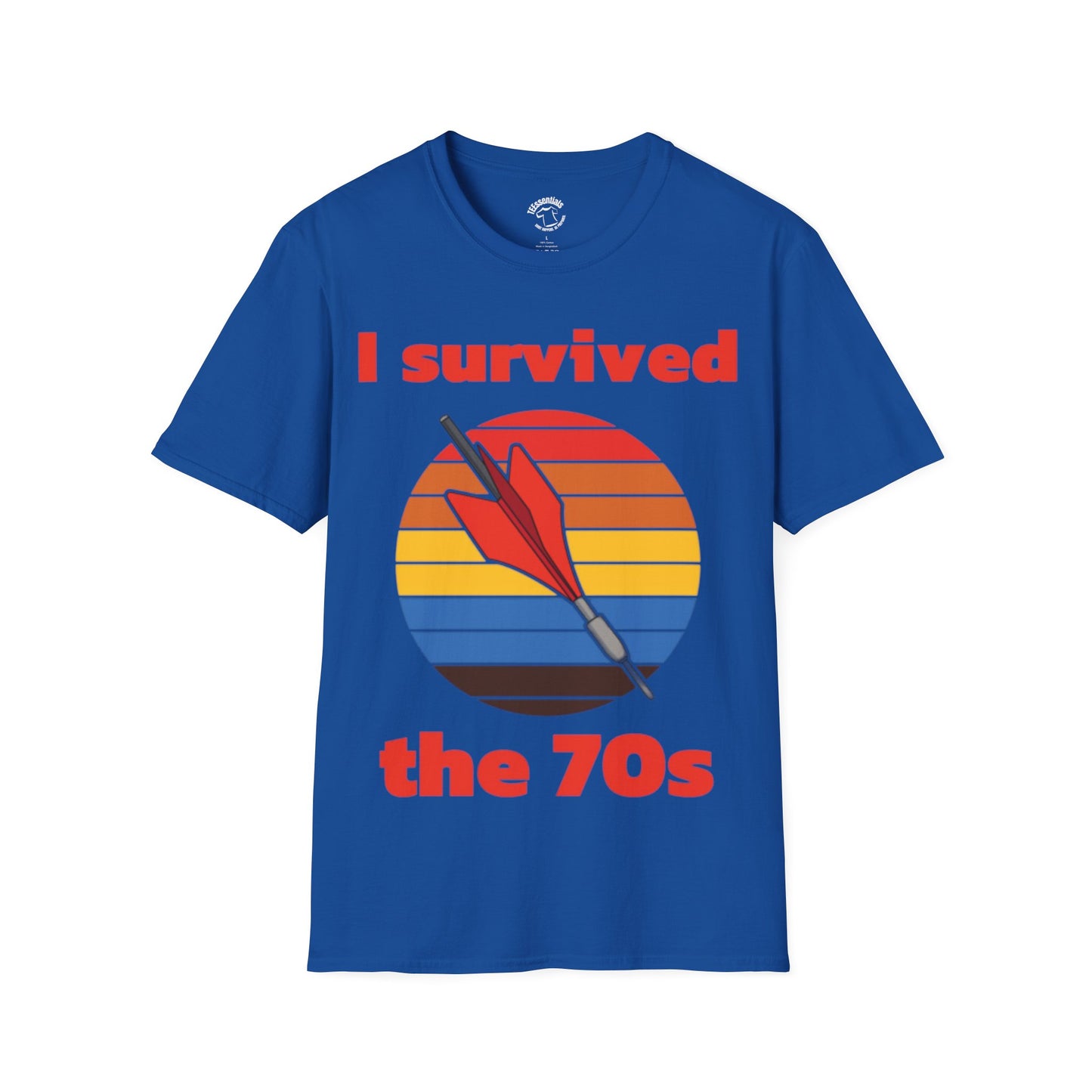I Survived the 70s Retro T-Shirt — Vintage Sunset Graphic Tee