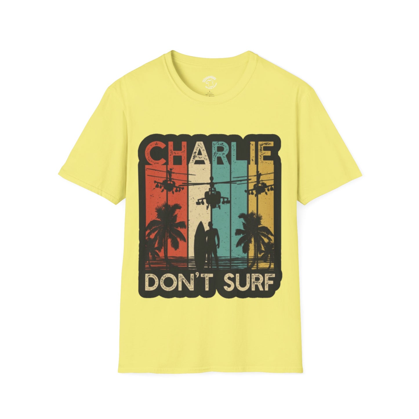 Charlie Don't Surf Retro Surfing T-Shirt