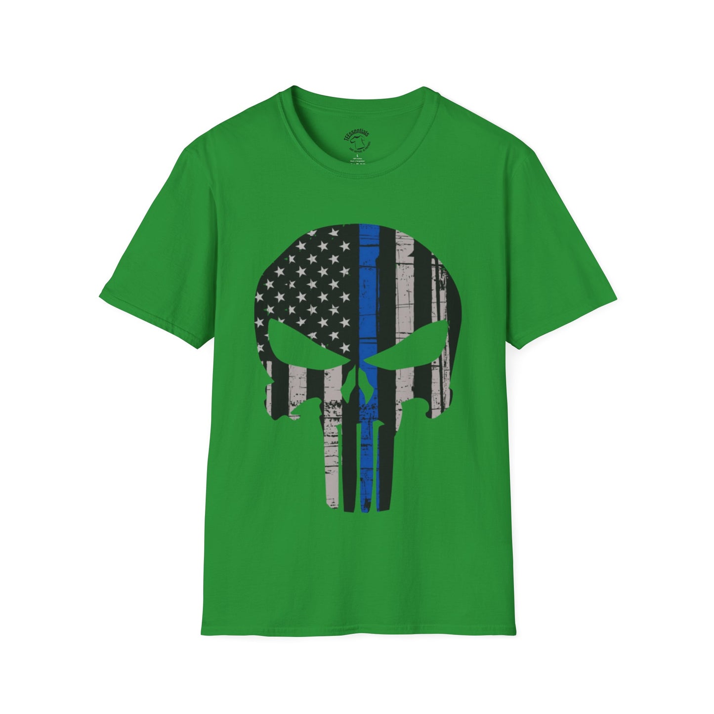 Punisher Skull Thin Blue Line T-Shirt